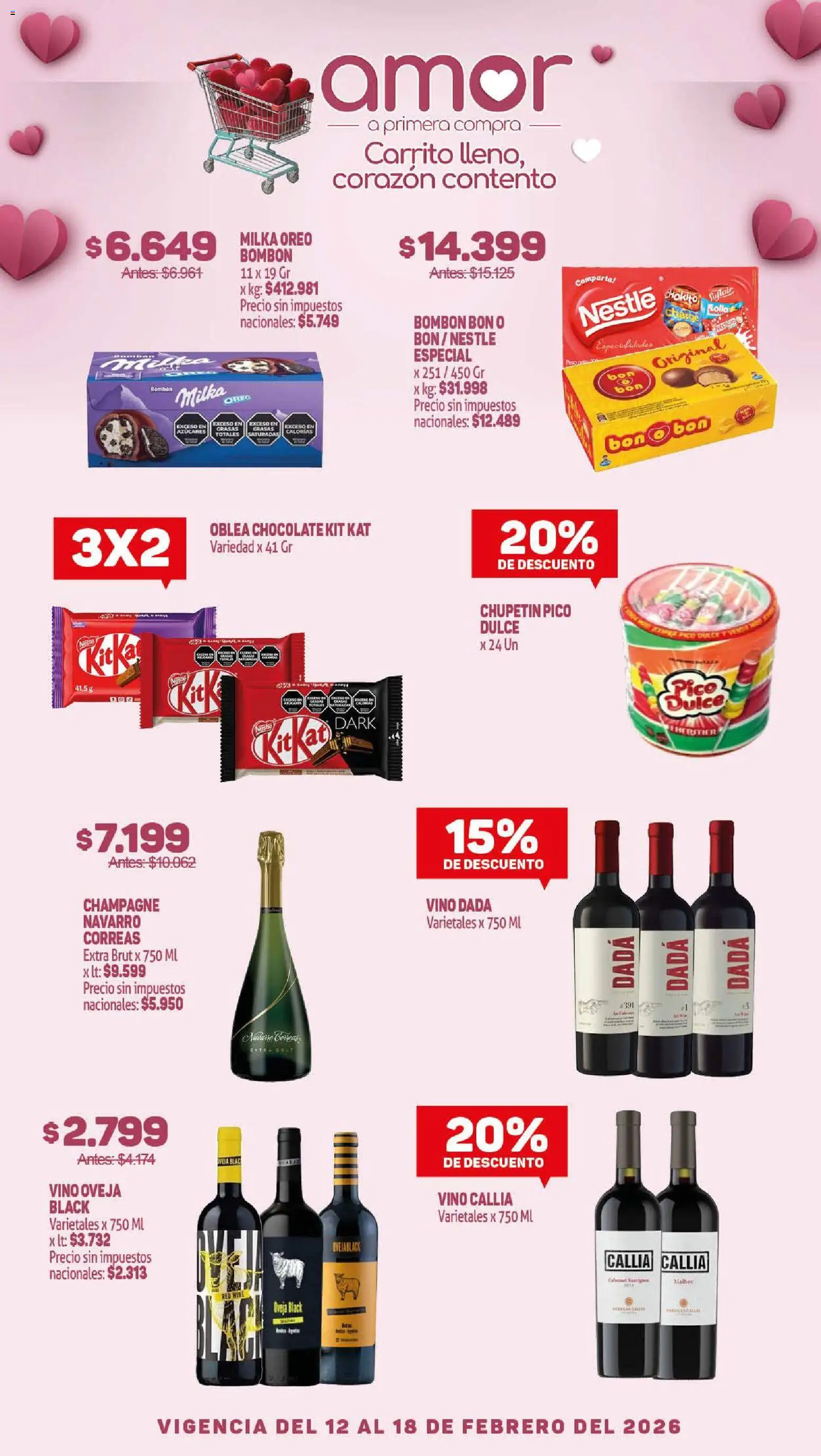 Makro ofertas │ válido desde el 01.02.2026 | Página: 9 | Productos: Pico, Champagne, Chocolate, Vino