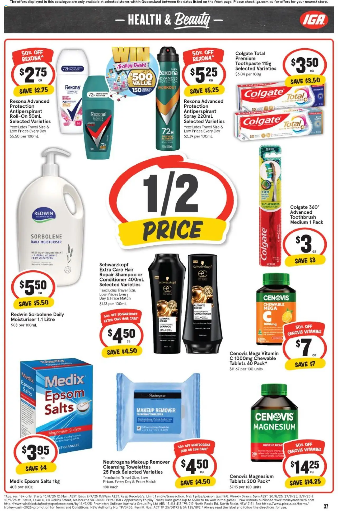 IGA catalogue - valid from 03.09.2025 | Page: 33 | Products: Powder, Nappies, Vitamin, Zinc