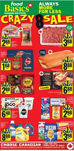 Preview of Food Basics weekly flyer / circulaire from shop Food Basics valid from 14.08.2025