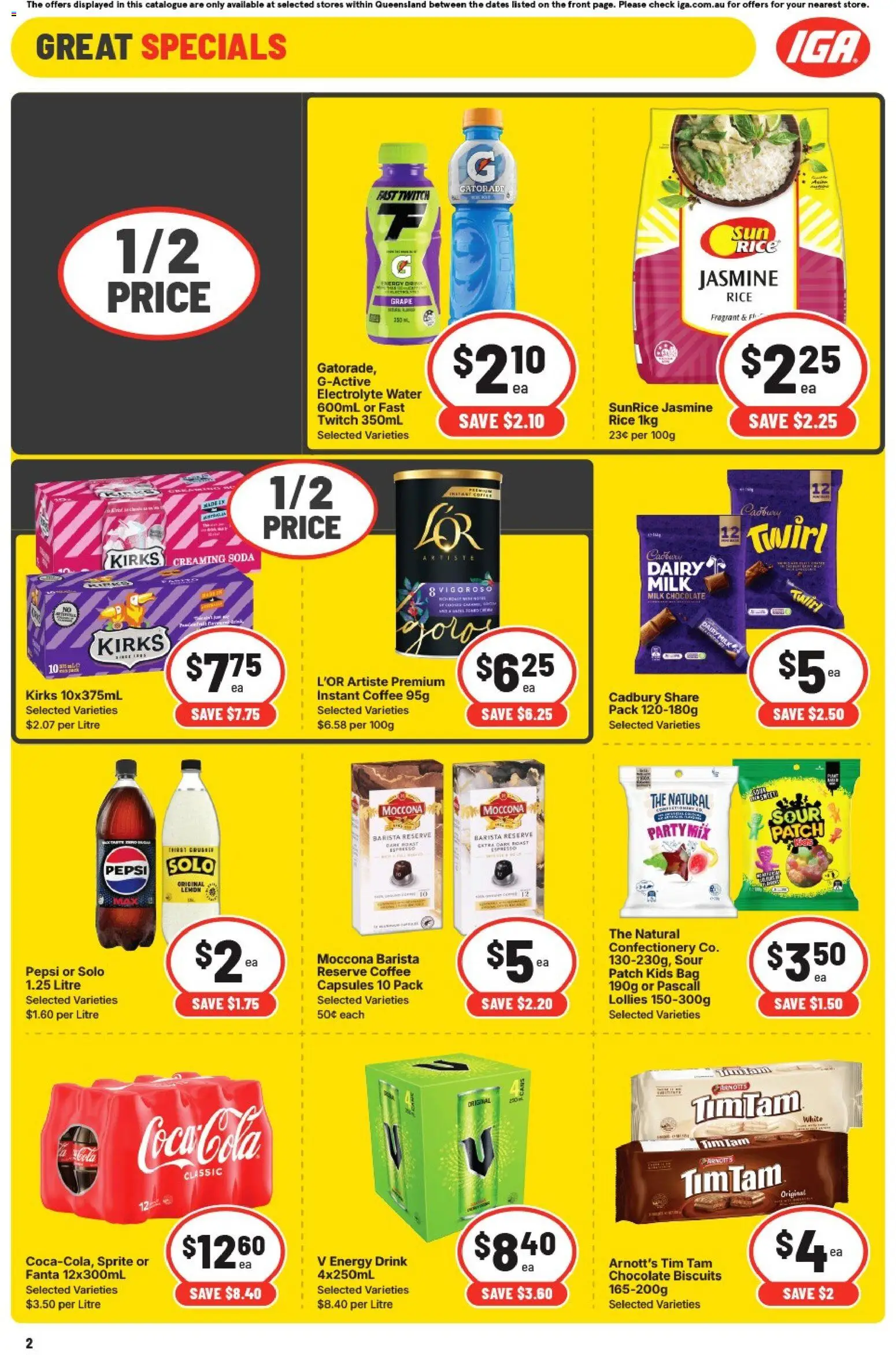 IGA catalogue - valid from 04.03.2026 | Page: 5 | Products: Light, Gin, Sugar, Lime