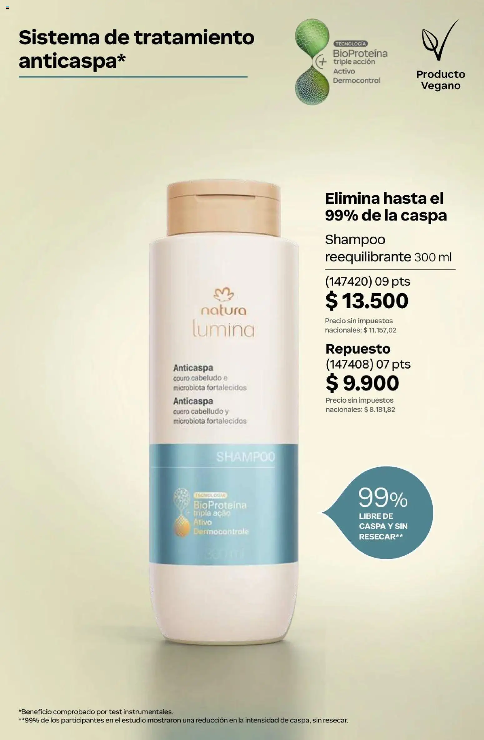 Natura Catálogo Ciclo 4/2026 │ válido desde el 01.04.2026 | Página: 268 | Productos: Shampoo