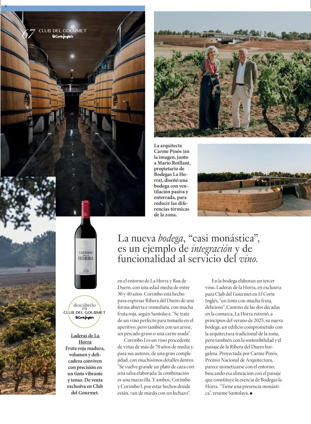 Nuevas ofertas de El Corte Inglés válidas en toda la República Mexicana desde el 29.09.2025. ¡Encuentra las mejores ofertas en El Corte Inglés - Catálogo Gourmet Magazine Otoño! | Página: 67 | Productos: Vino