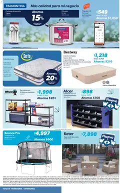 Vista previa de Sam's Club catálogo, nuevo folleto de la tienda, válido en México a partir del 03.02.2026 | Página: 20 | Productos: Gabinete, Trampolín, Colchón, Olla