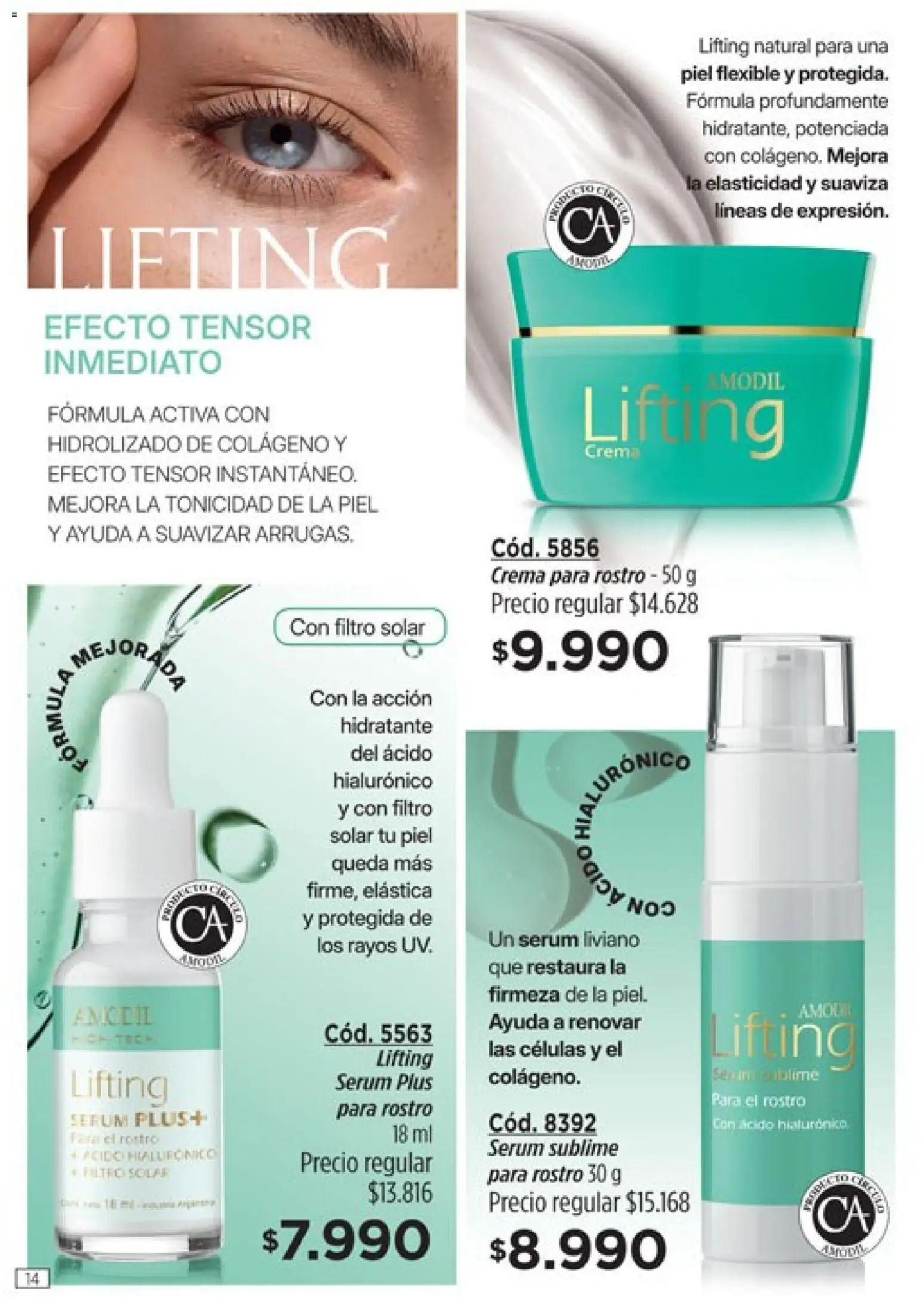 Catálogo Amodil Campaña 5 │ válido desde el 01.03.2026 | Página: 14 | Productos: Flexible, Serum, Crema