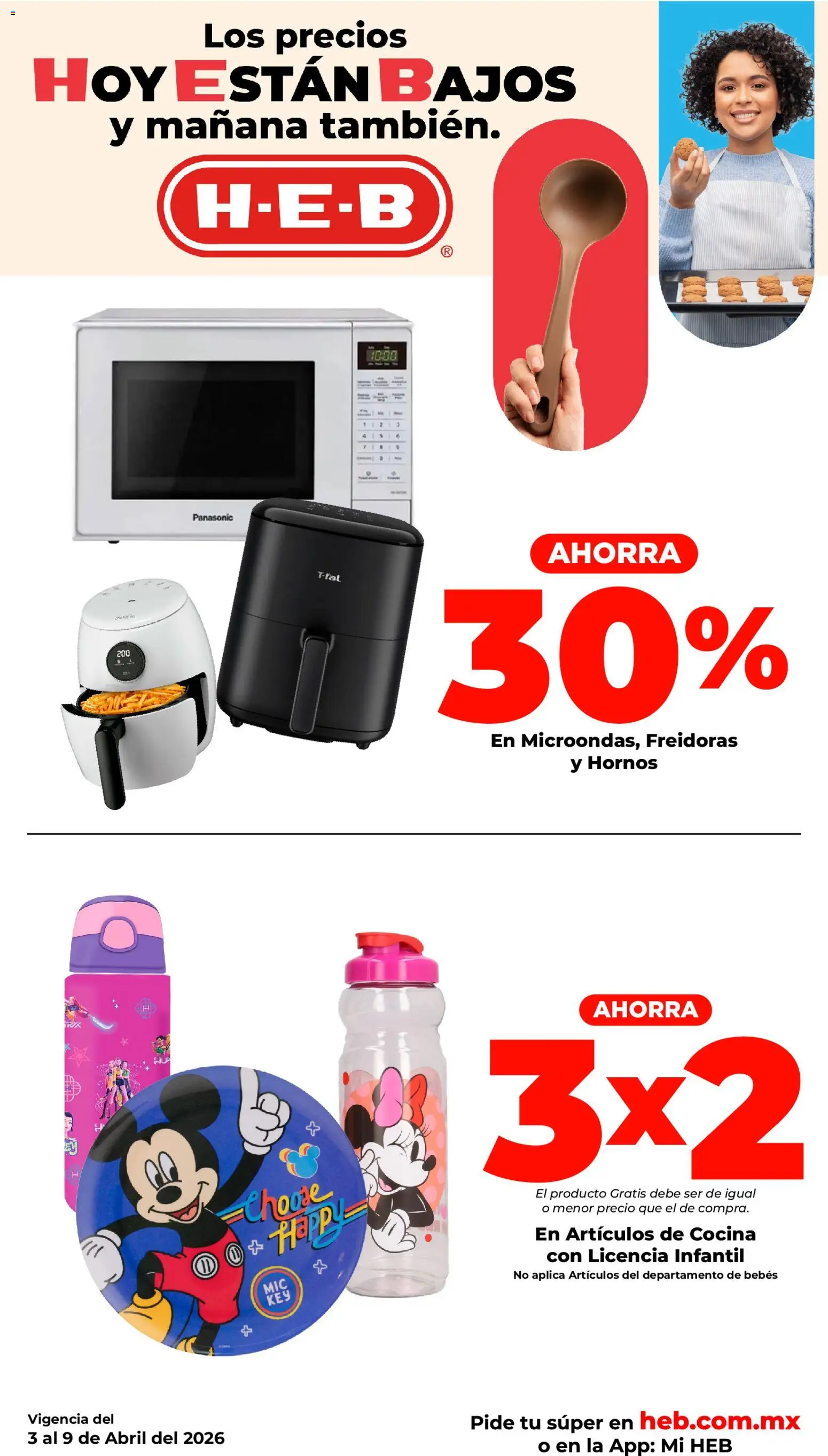 Nuevas ofertas de H-E-B válidas en toda la República Mexicana desde el 03.04.2026. ¡Encuentra las mejores ofertas en H-E-B folleto! | Página: 14 | Productos: Cocina