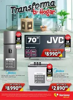 Nuevas ofertas de Soriana válidas en toda la República Mexicana desde el 28.08.2025. ¡Encuentra las mejores ofertas en Soriana - Transforma tu hogar Mercado Nacional! | Página: 1