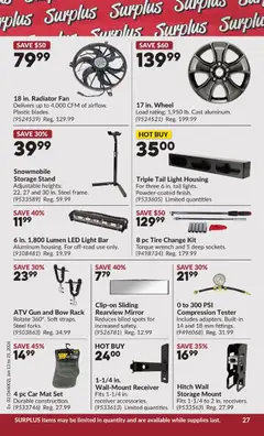 Preview of Princess Auto - 2 Week Sale! from shop Princess Auto valid from 13.01.2026 | Page: 33