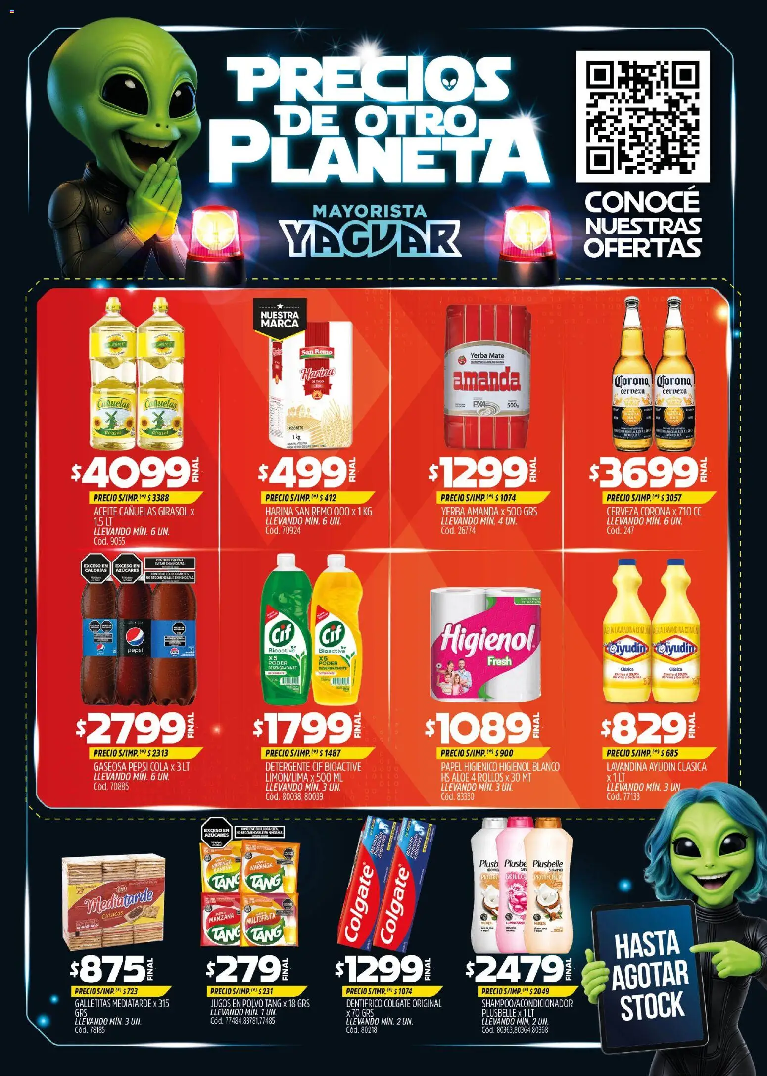 Yaguar - Precios de otro planeta Buenos Aires │ válido desde el 05.03.2026 | Página: 1 | Productos: Papel higiénico, Lavandina, Harina, Gaseosa