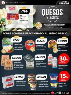 Vital - Especial de frescos - Abasto │ válido desde el 15.09.2025 | Página: 4 | Productos: Dulce de leche, Leche, Manteca, Té