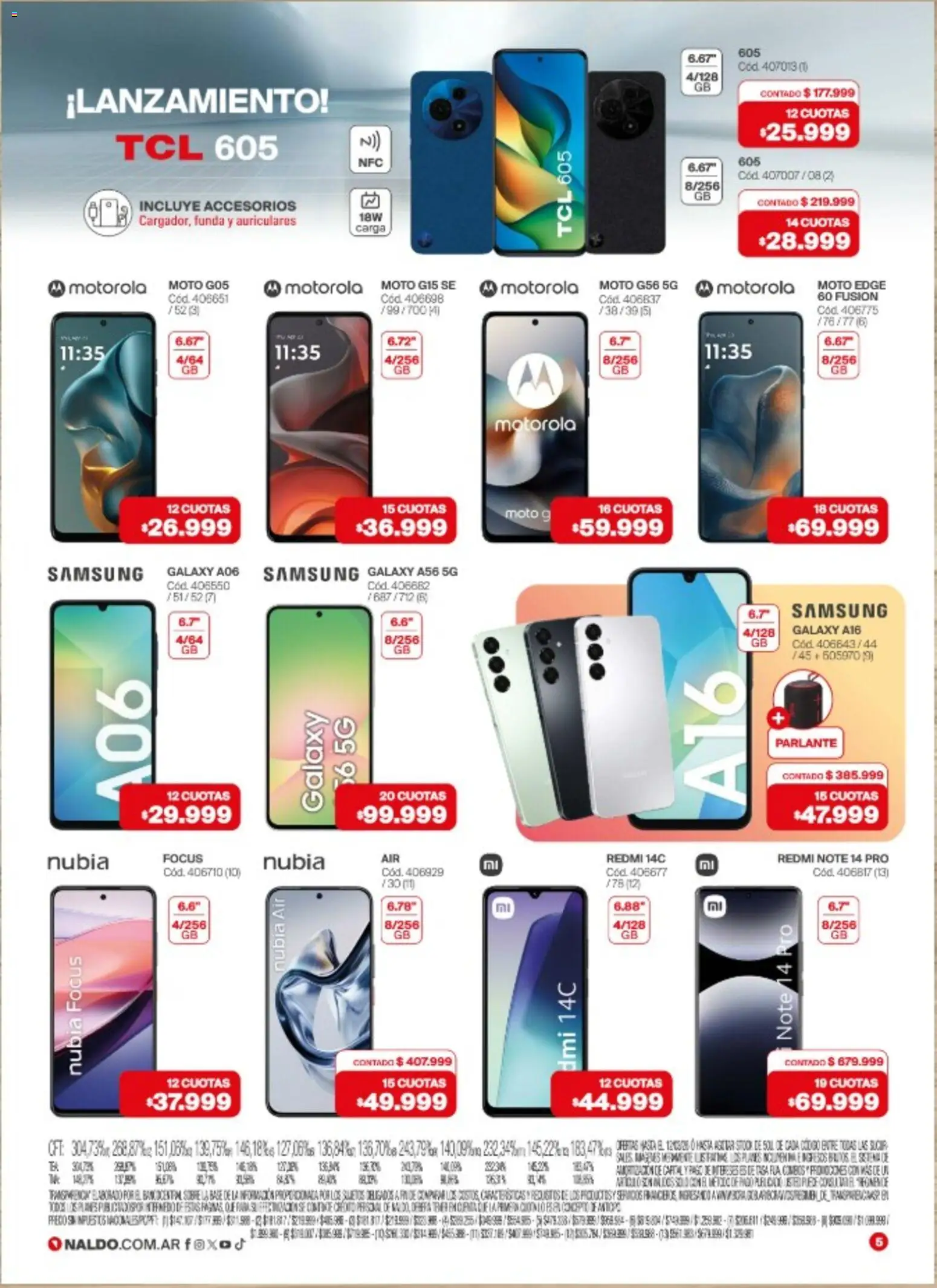 Naldo catálogo │ válido desde el 02.03.2026 | Página: 5 | Productos: Auriculares, Parlante