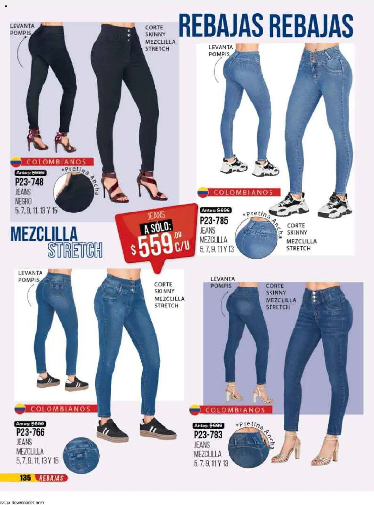 Nuevas ofertas de Cklass válidas en toda la República Mexicana desde el 31.10.2025. ¡Encuentra las mejores ofertas en Cklass catálogo Super Rebajas Ropa! | Página: 138