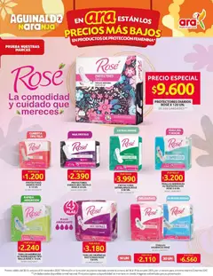Ara - Catálogo -  Vista previa de la revista de la tienda Ara valido desde el 30.10.2025 | Página: 7 | Productos: Protectores diarios, Individual, Toallas