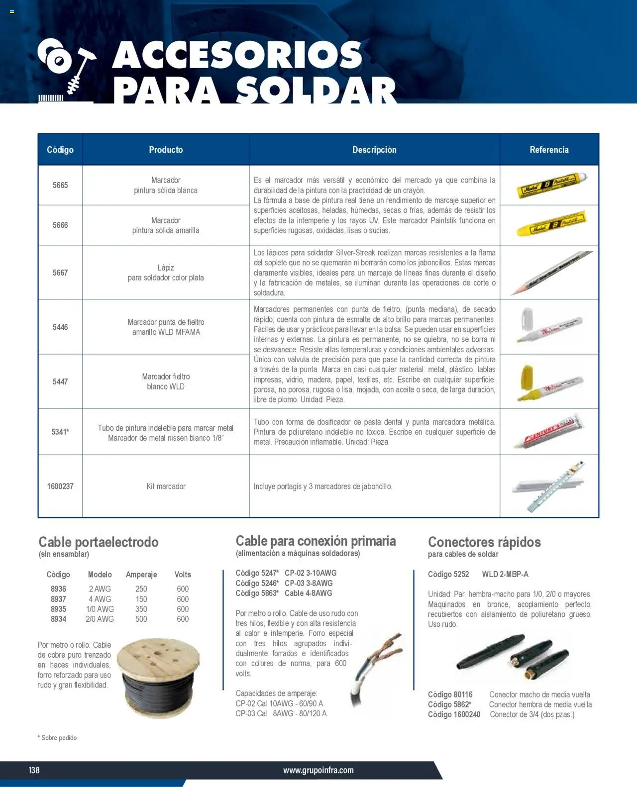 Nuevas ofertas de Infra válidas en toda la República Mexicana desde el 07.01.2025. ¡Encuentra las mejores ofertas en Infra catálogo Productos y accesorios para el soldador! | Página: 8 | Productos: Pasta dental, Cable, Conector, Sobre