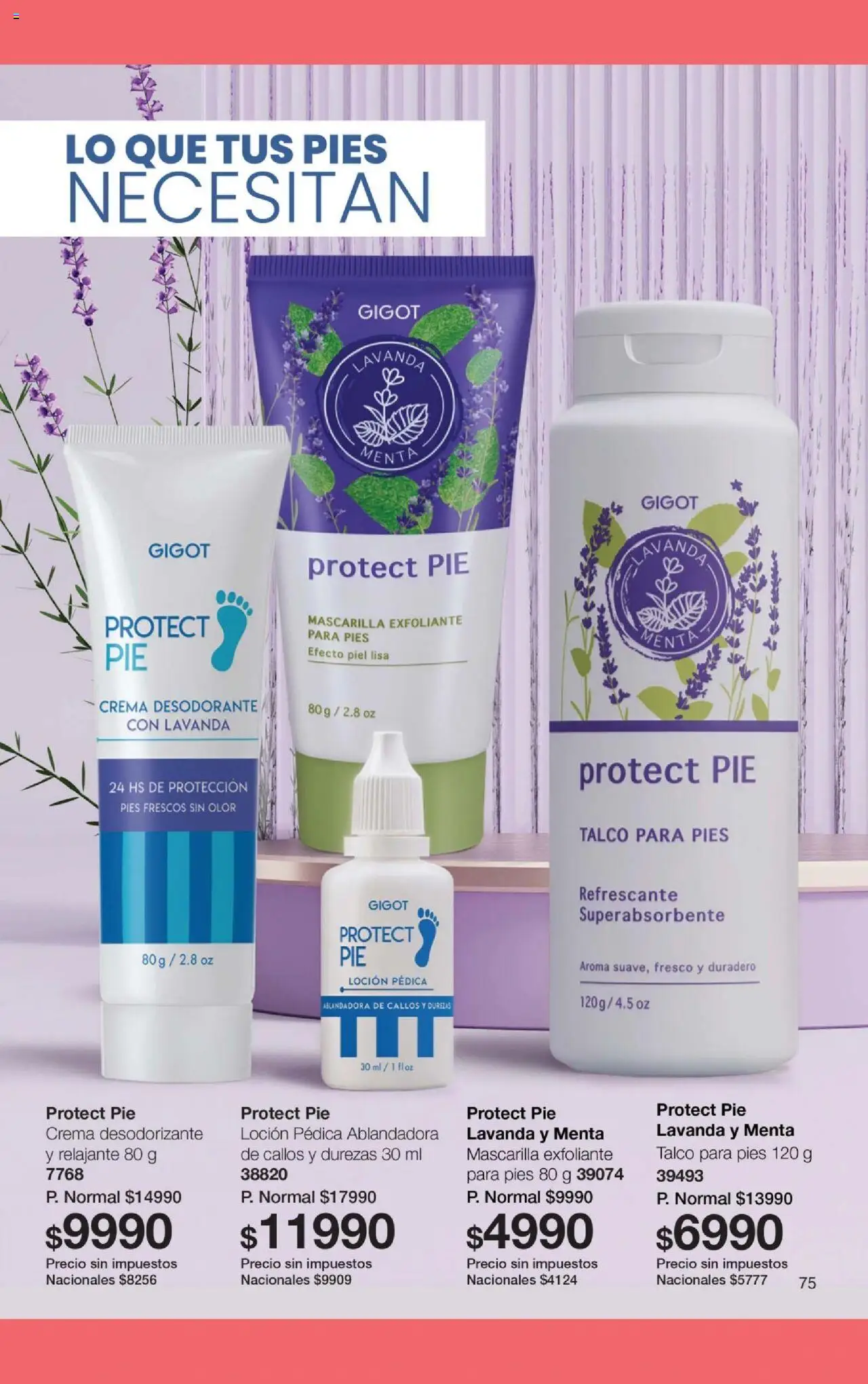 Gigot catálogo │ válido desde el 01.10.2025 | Página: 101 | Productos: Mascarilla, Loción, Desodorante, Crema