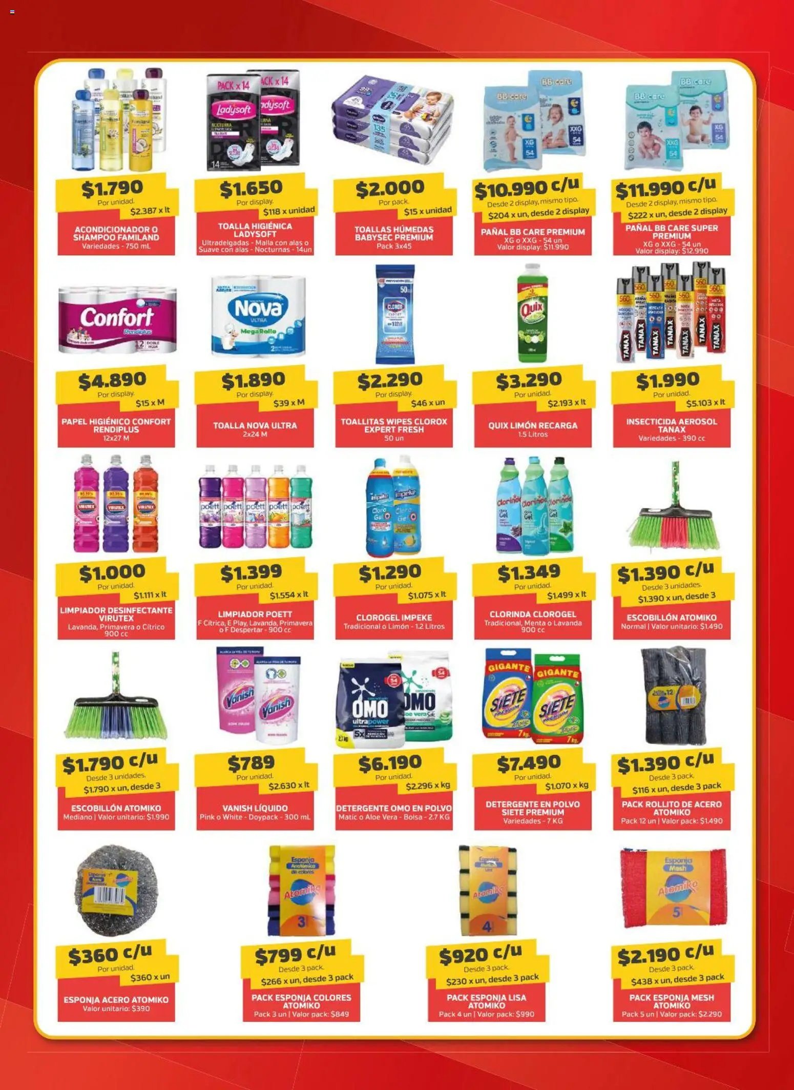 Super Ganga ofertas  │ válido desde el 09.04.2026 | Página: 6 | Productos: Esponja, Bolsa, Toalla higienica, Toallas