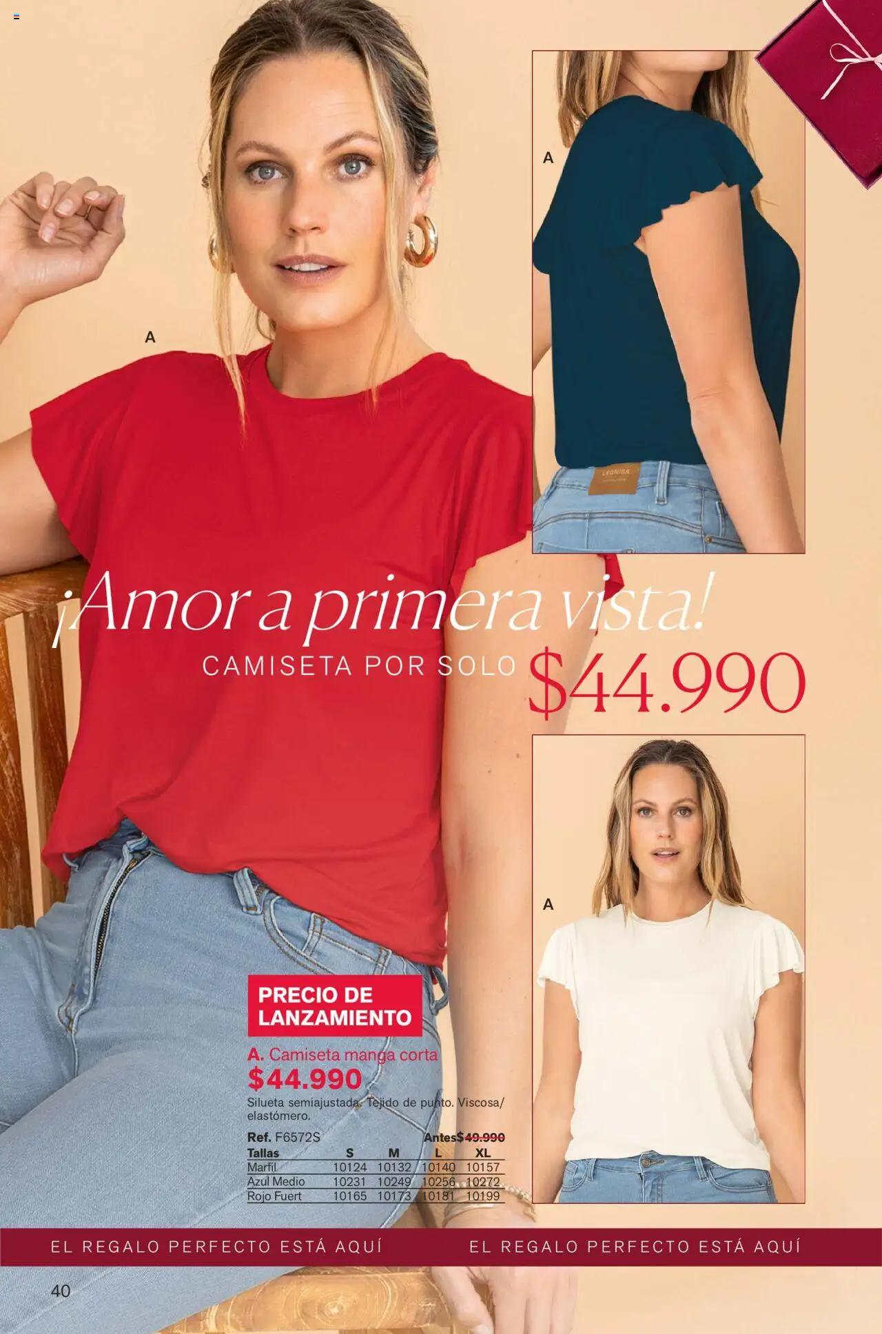 Leonisa revista - valida desde el 01.09.2025 | Página: 40 | Productos: Camiseta