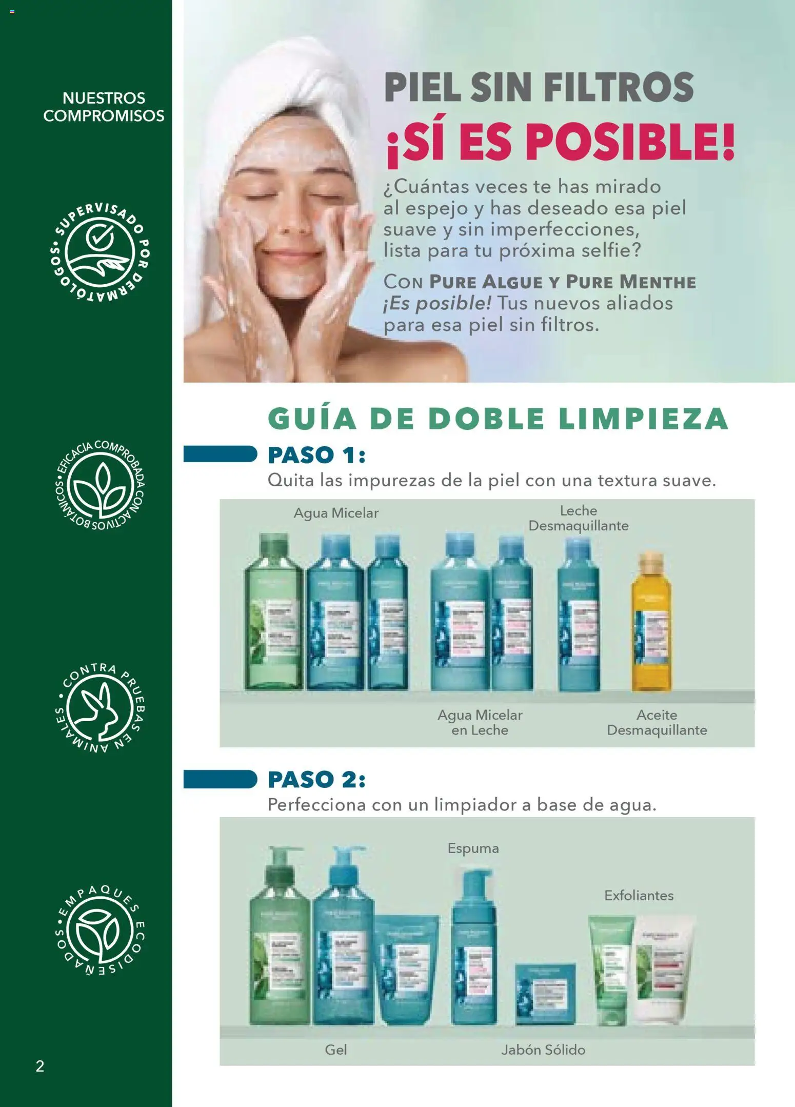 Nuevas ofertas de Yves Rocher válidas en toda la República Mexicana desde el 03.03.2026. ¡Encuentra las mejores ofertas en Yves Rocher campaña 4 2026! | Página: 2 | Productos: Leche desmaquillante, Leche, Espuma, Espejo