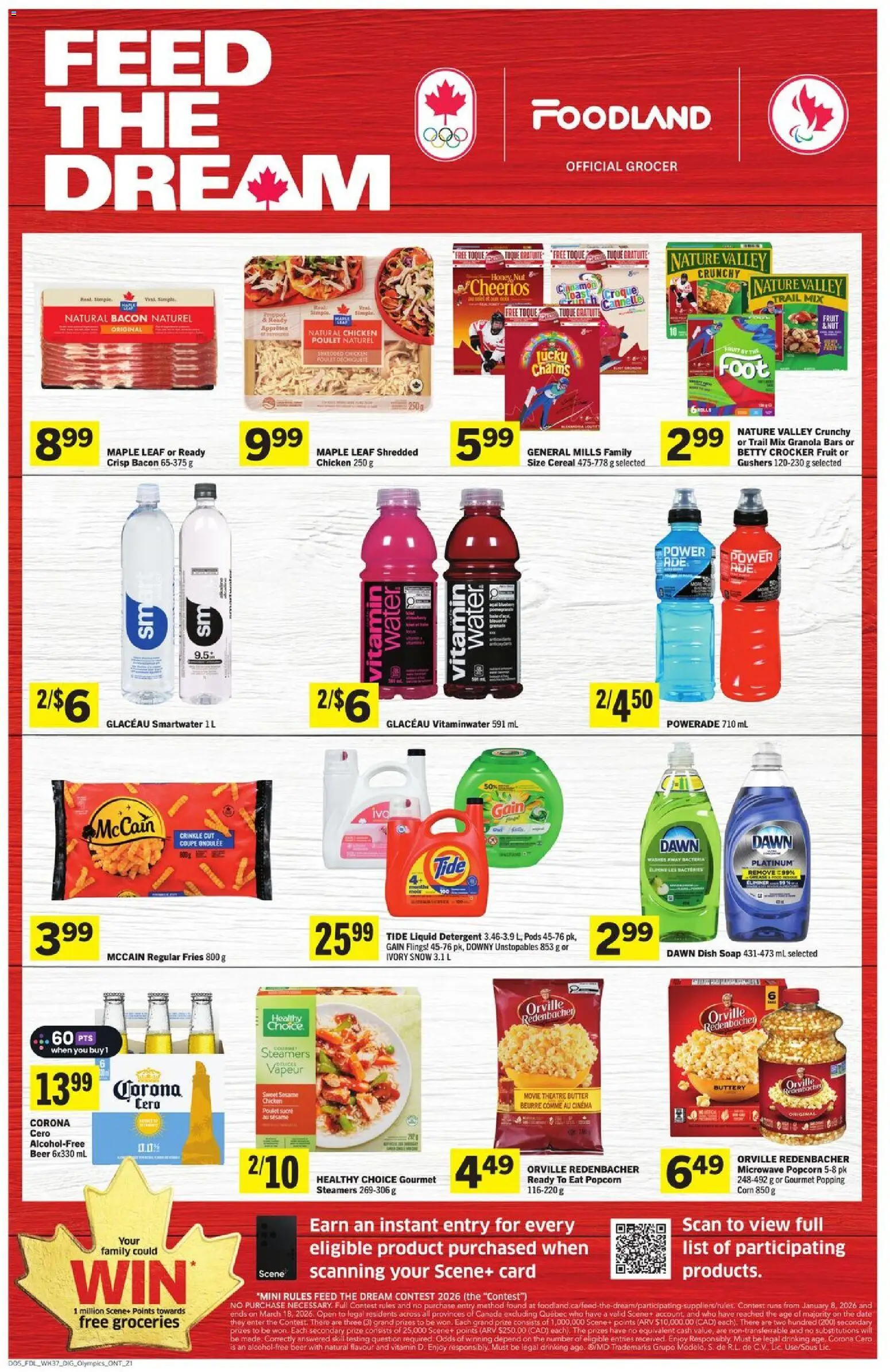 Foodland flyer valid from 08.01.2026 | Page: 5 | Products: Soap, Detergent, Butter, Beer