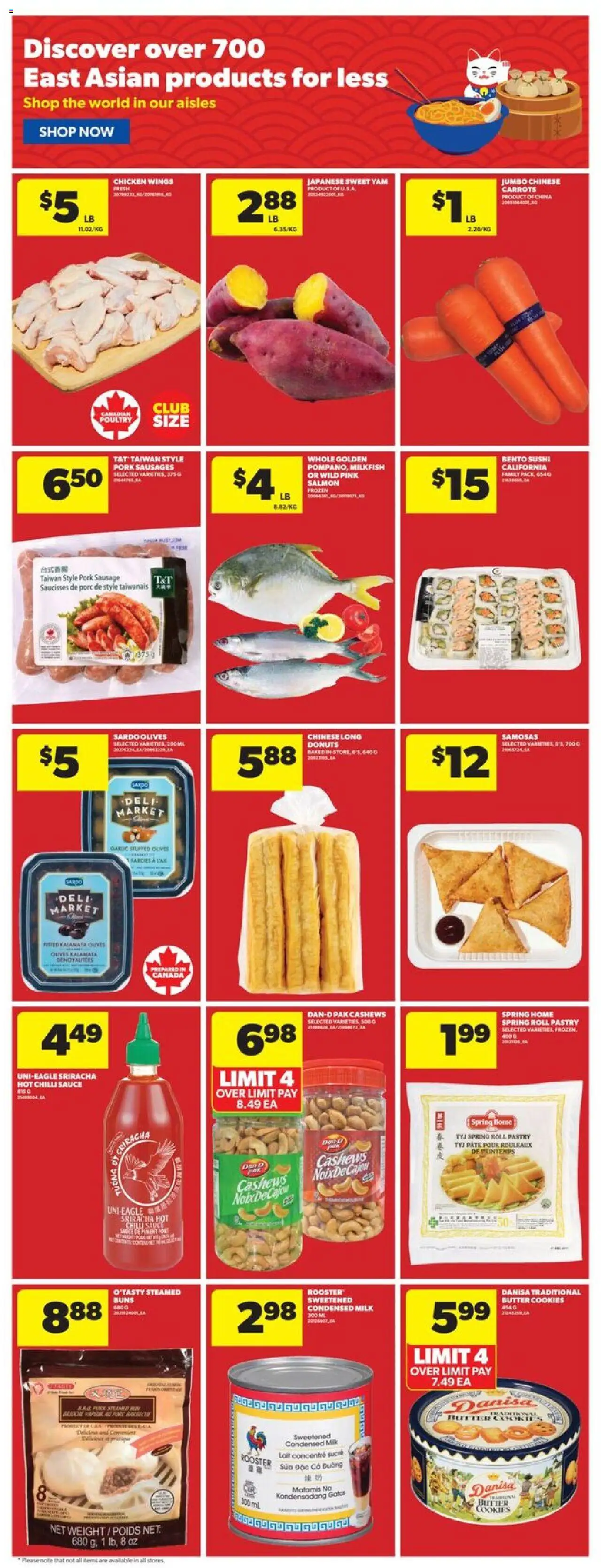 Real Canadian Superstore flyer valid from 09.10.2025 | Page: 24 | Products: Hat, Cookies, Chicken wings, Pork