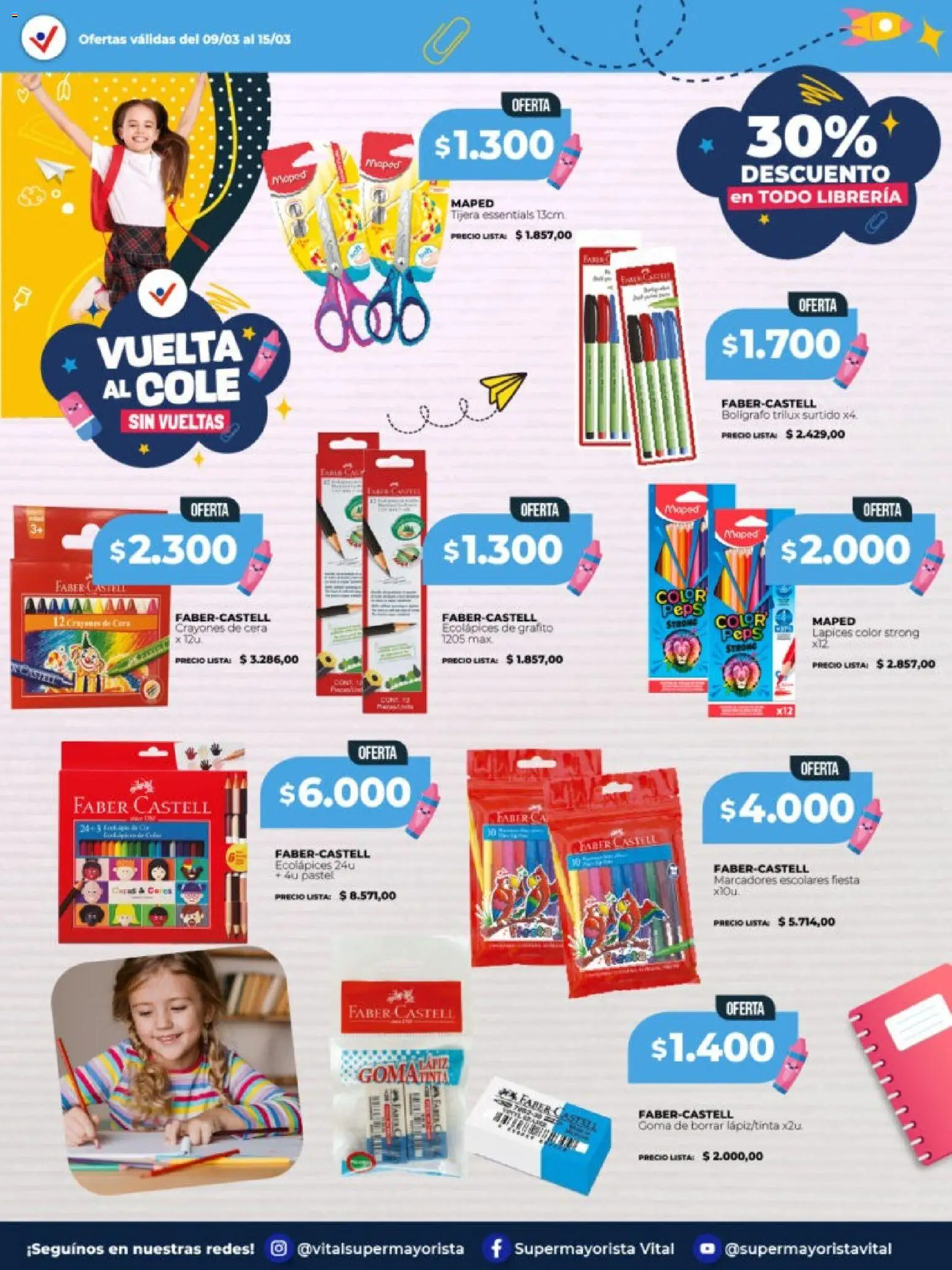 Vital - Vuelta al cole │ válido desde el 09.03.2026 | Página: 4 | Productos: Tijera, Cera