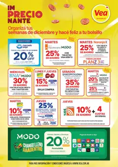 Vista previa Vea ofertas válido desde el 02.12.2025 | Página: 8 | Productos: Cartera, Banco, General, Fideos