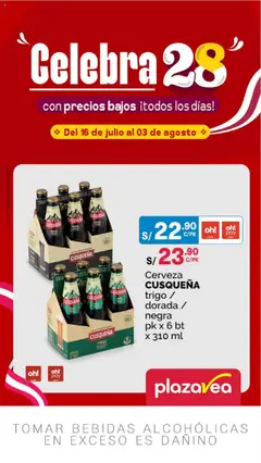 Vista previa de folleto Plaza Vea - Inserto Multimarca Fiestas Patrias de la Plaza Vea válido desde 16.07.2025