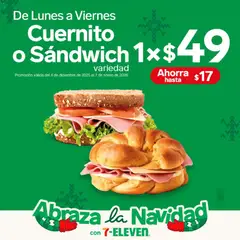 Vista previa de 7-Eleven folleto, nuevo folleto de la tienda, válido en México a partir del 04.12.2025 | Página: 3 | Productos: Cuernito