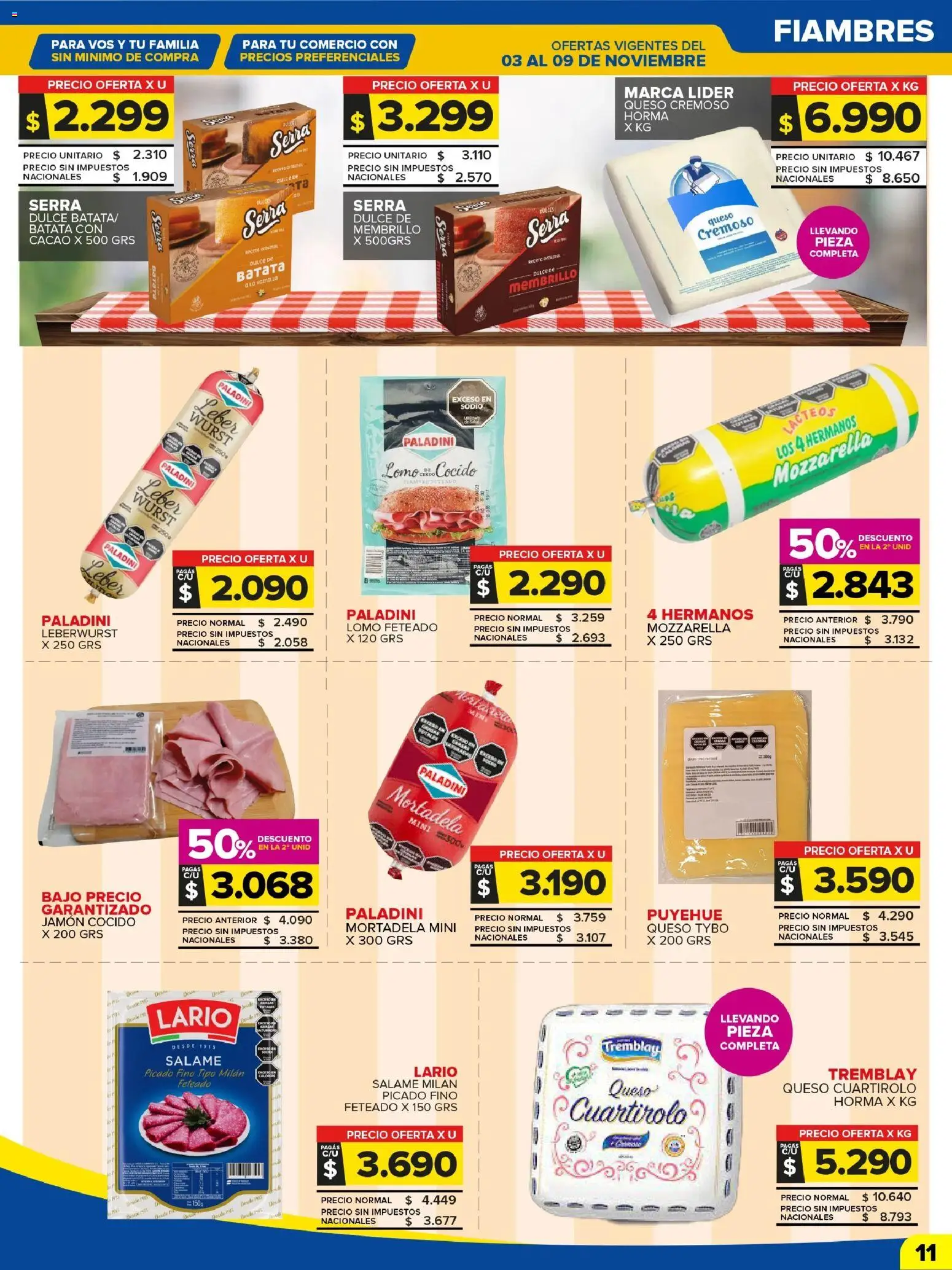 Carrefour Maxi catálogo - Chubut │ válido desde el 03.11.2025 | Página: 13 | Productos: Batata, Brillo, Queso, Jamón
