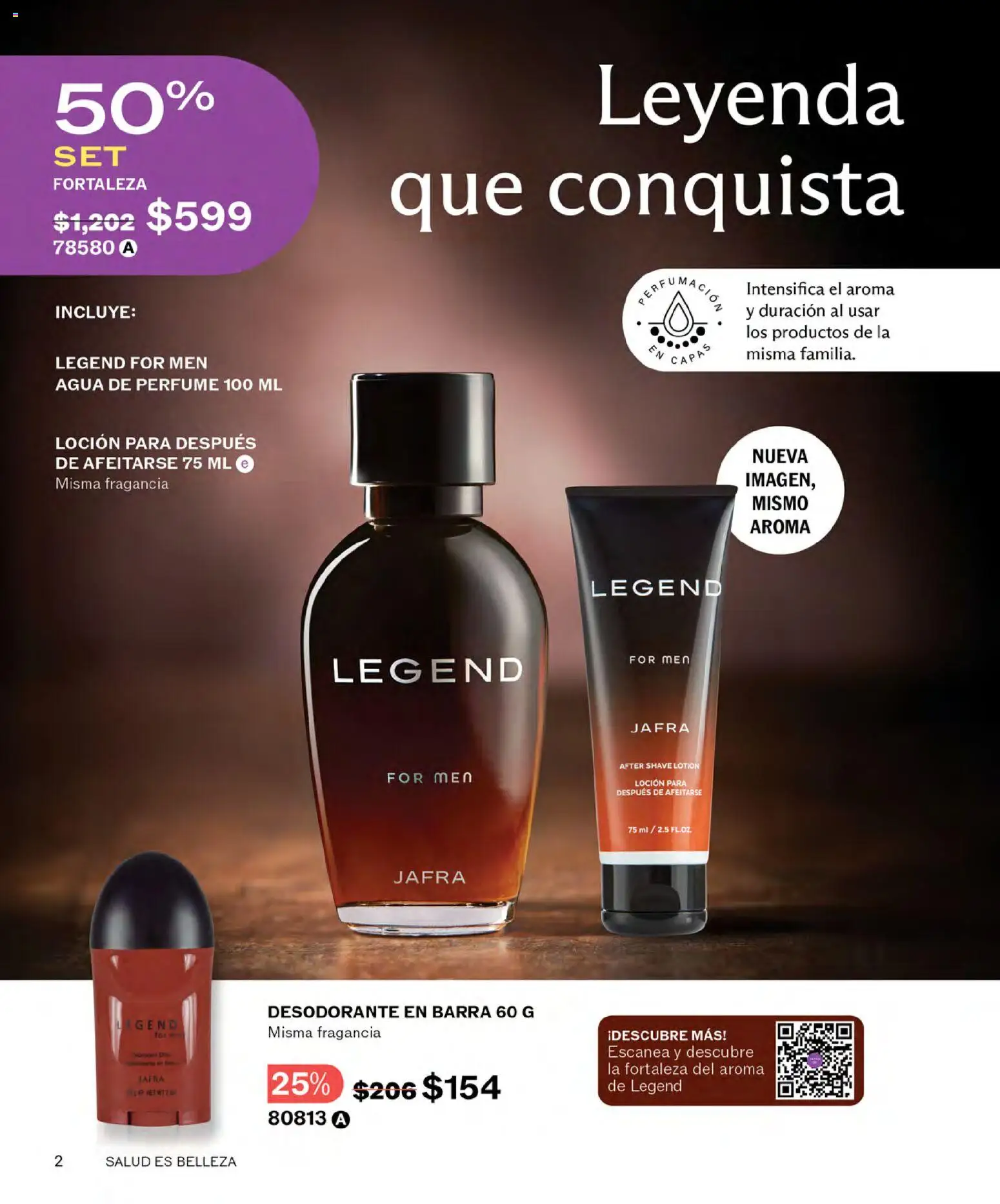 Nuevas ofertas de JAFRA válidas en toda la República Mexicana desde el 01.11.2025. ¡Encuentra las mejores ofertas en JAFRA catálogo! | Página: 2 | Productos: Desodorante, Barra, Perfume, Fragancia
