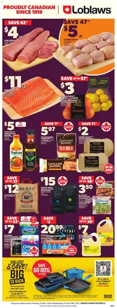Preview of Loblaws weekly flyer / circulaire from shop Loblaws valid from 23.10.2025 | Page: 3