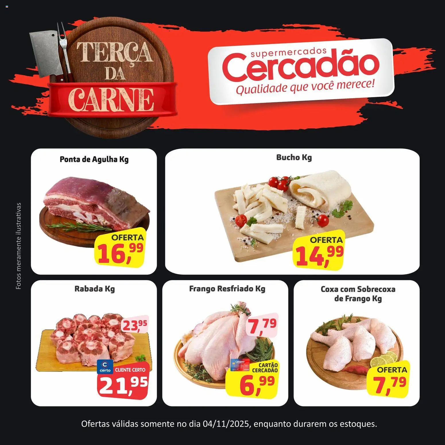 Cercadão Folheto - válido de 04.11.2025 | Página: 2 | Produtos: Carne, Frango