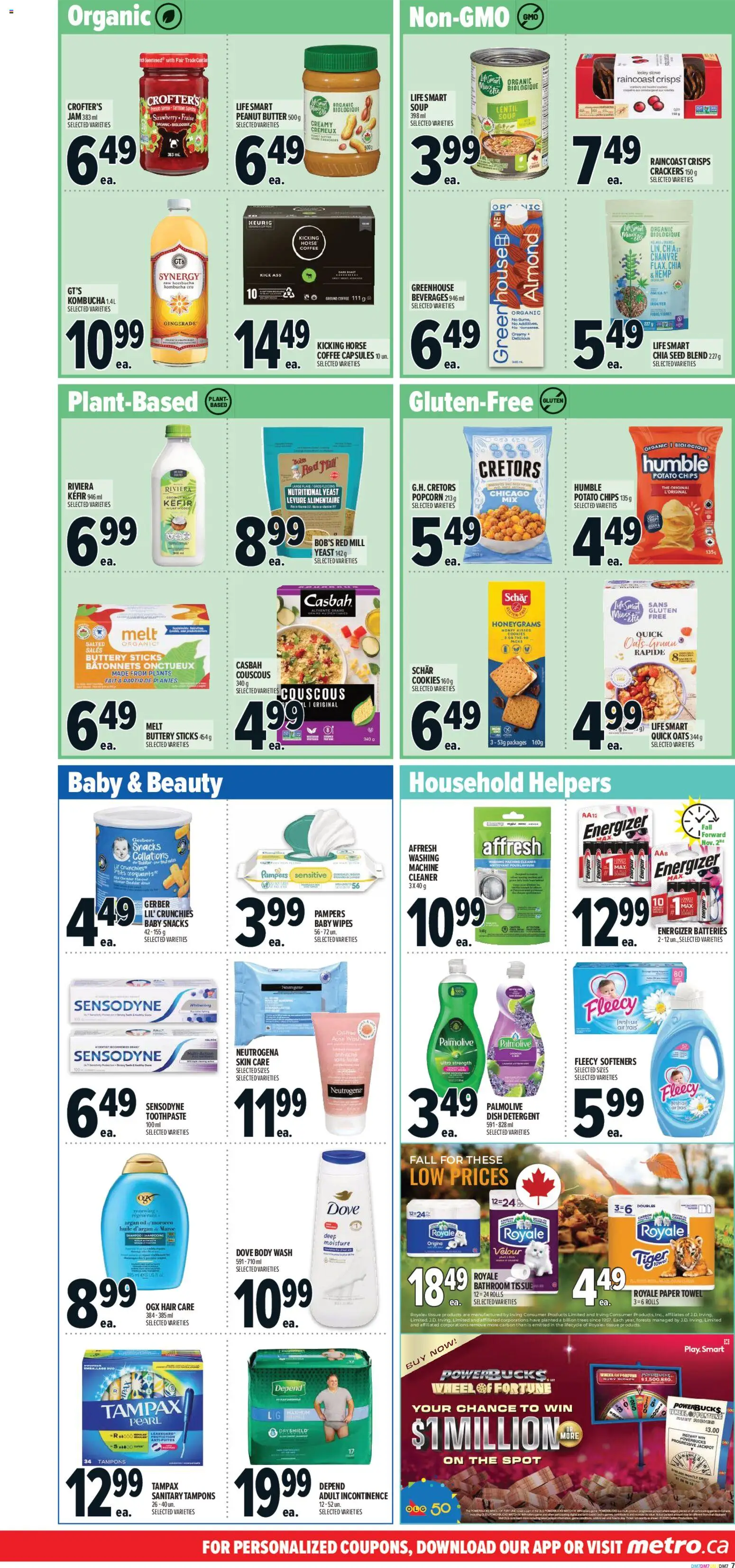 Metro flyer valid from 23.10.2025 | Page: 13 | Products: Chips, Cookies, Body wash, Butter