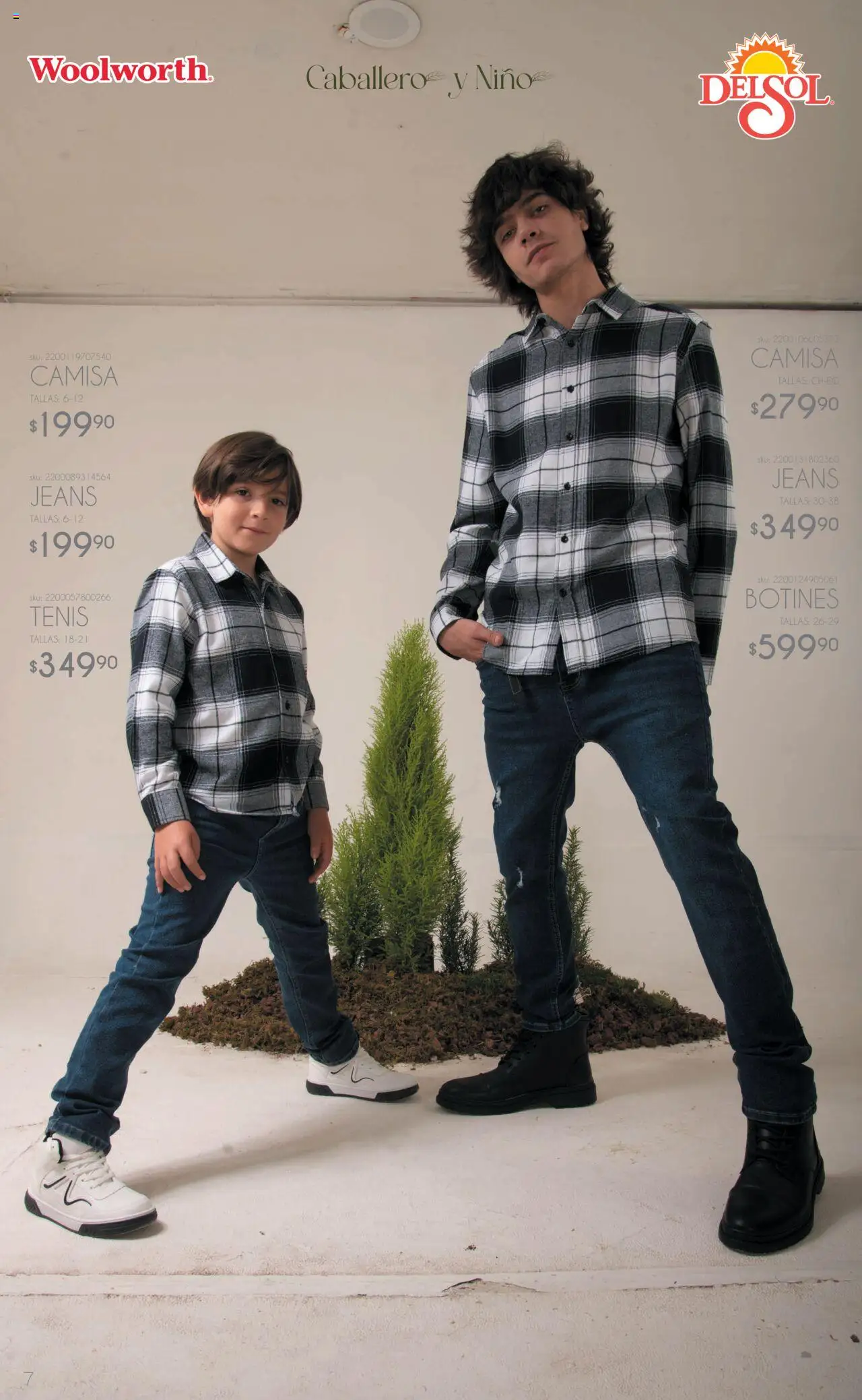 Nuevas ofertas de Del Sol y Woolworth válidas en toda la República Mexicana desde el 02.10.2025. ¡Encuentra las mejores ofertas en Del Sol y Woolworth - Catálogo Luce El Otoño! | Página: 7 | Productos: Zapatos, Playera