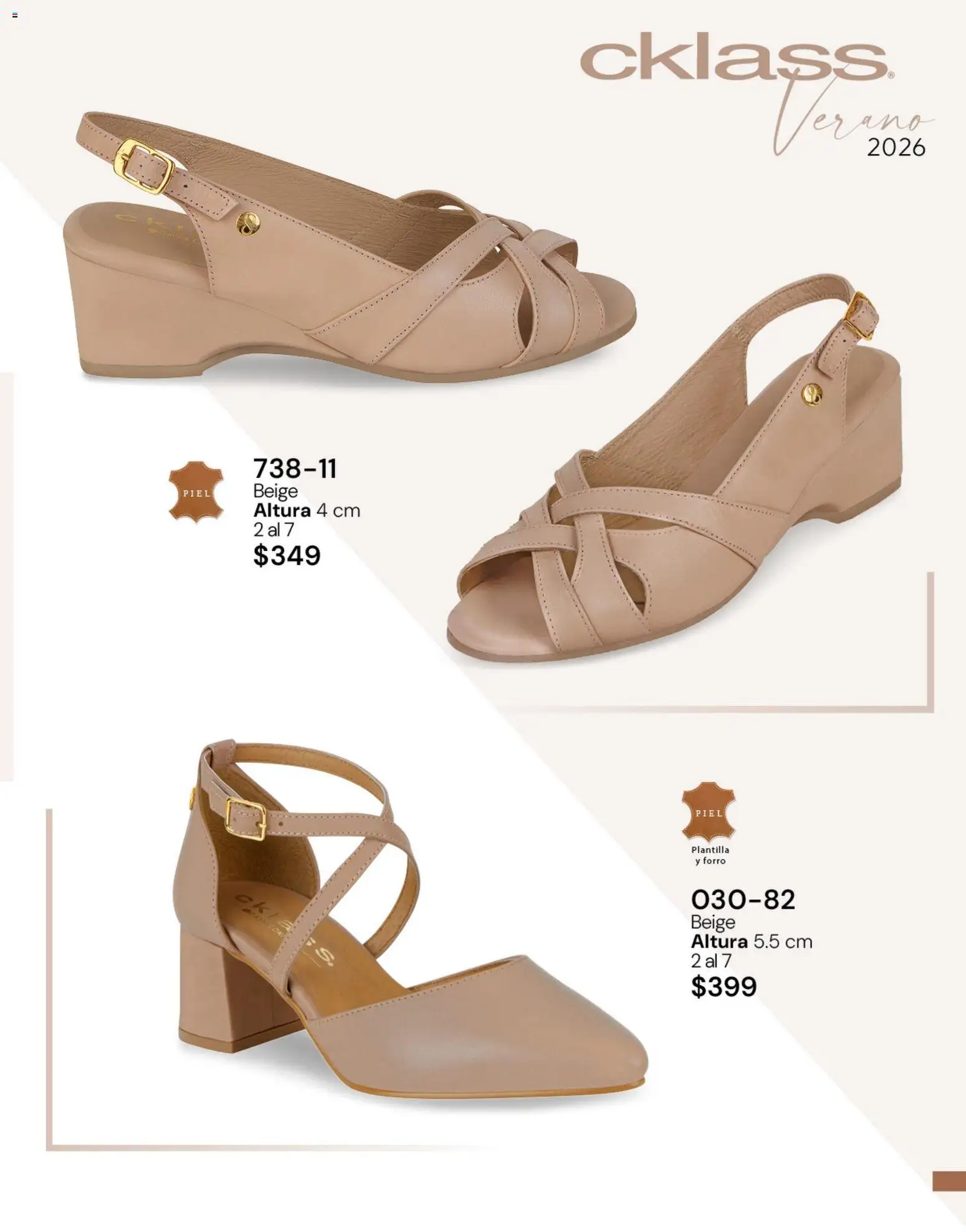 Nuevas ofertas de Cklass válidas en toda la República Mexicana desde el 05.03.2026. ¡Encuentra las mejores ofertas en Cklass catálogo Complemento Verano Ropa! | Página: 361