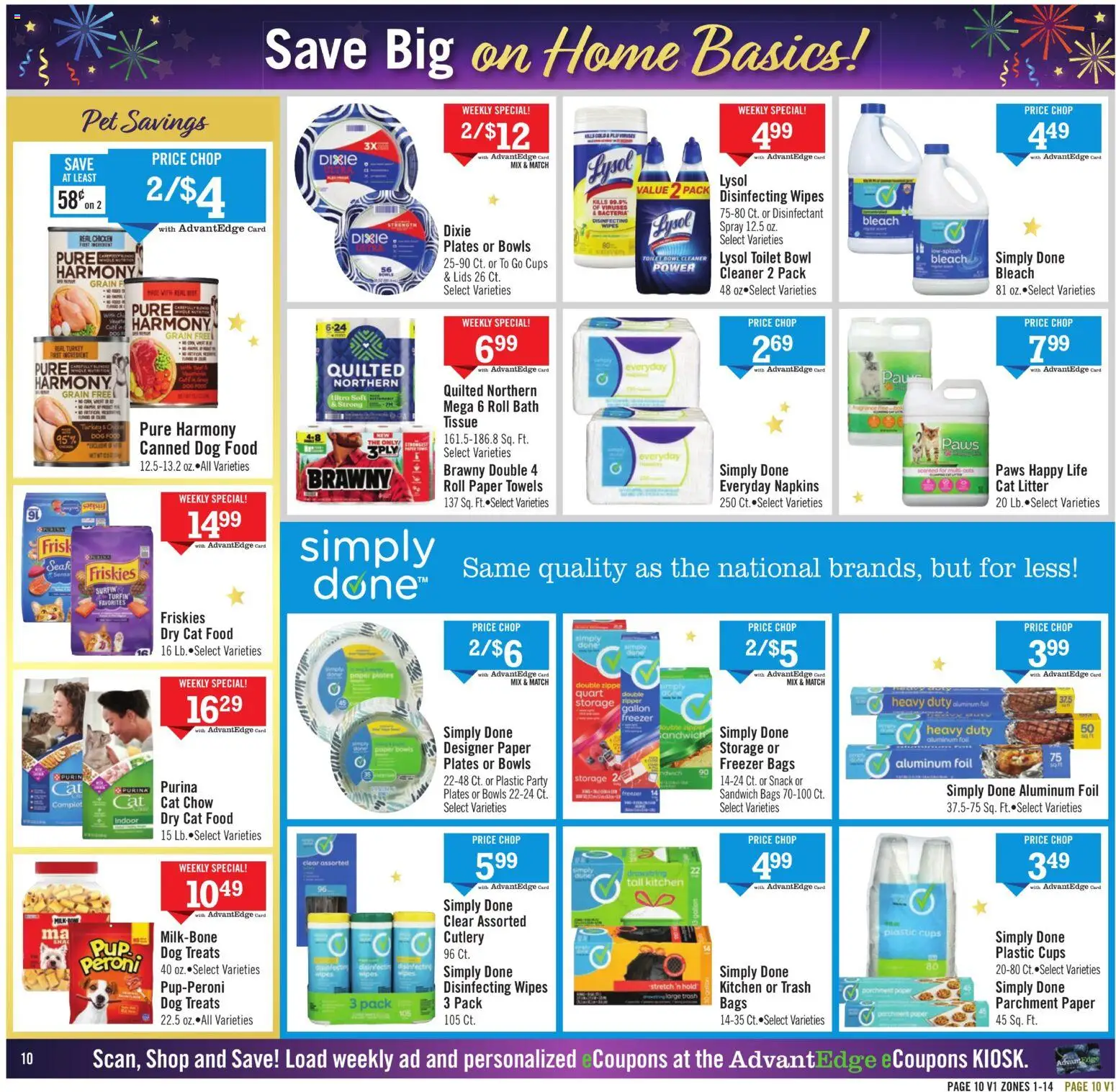Price Chopper Weekly Ad - valid from 28.12.2025 | Page: 10 | Products: Dog Treats, Cat Food, Cat Litter, Freezer