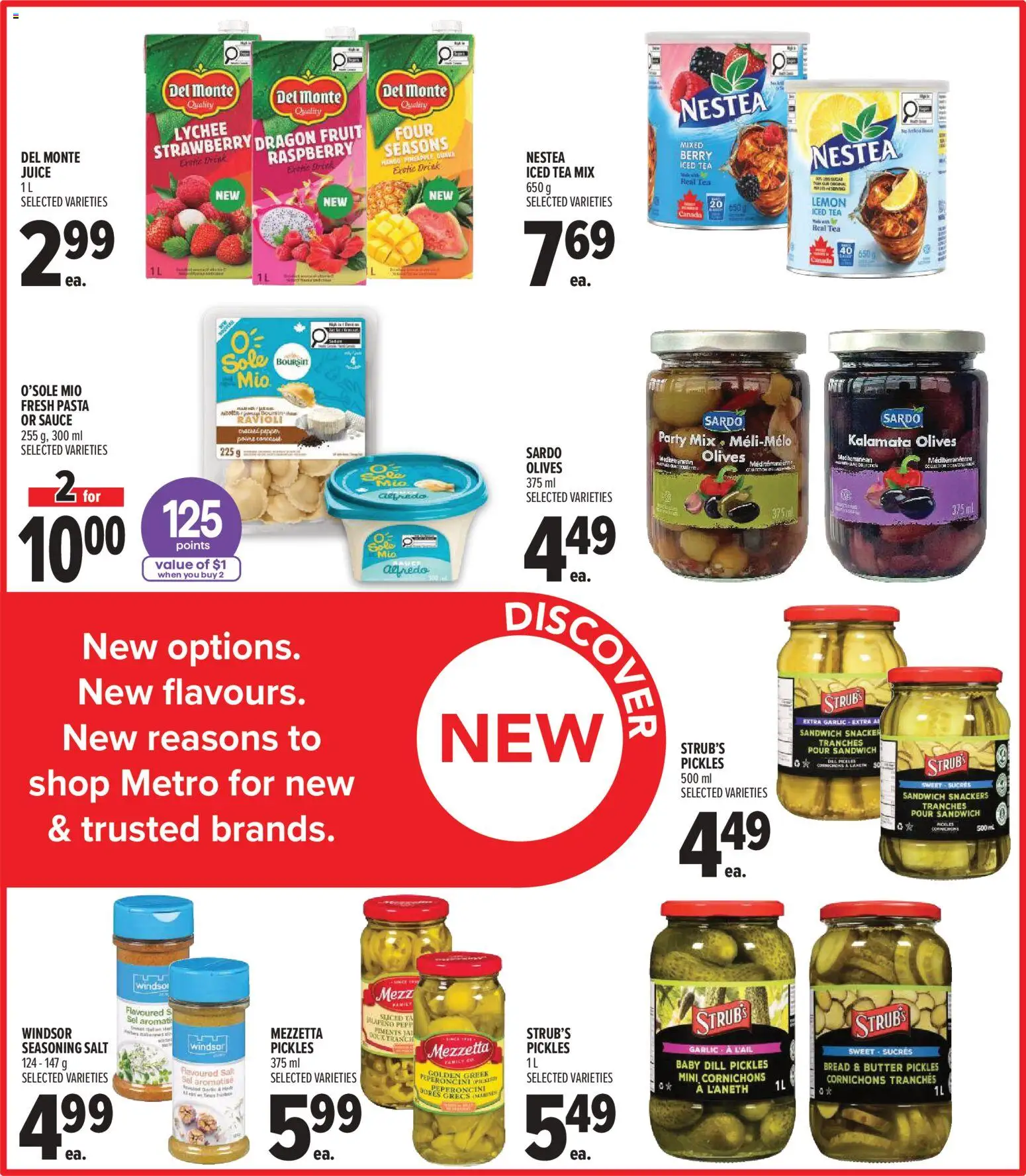 Metro flyer valid from 09.04.2026 | Page: 10 | Products: Tea, Pasta, Butter, Bread