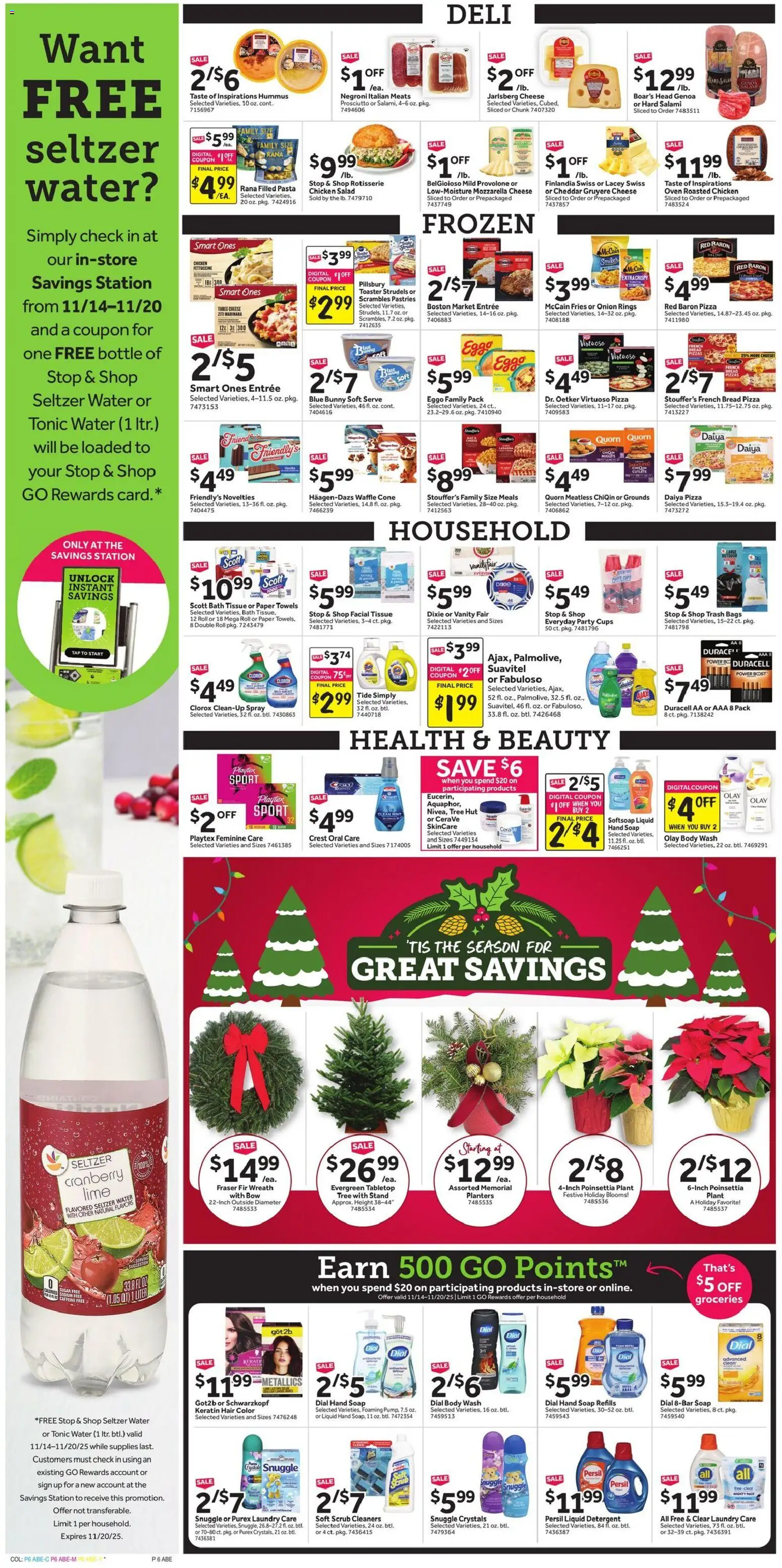 Stop & Shop Weekly Ad - valid from 14.11.2025 | Page: 10 | Products: Bath, Detergent, Body Wash, Water