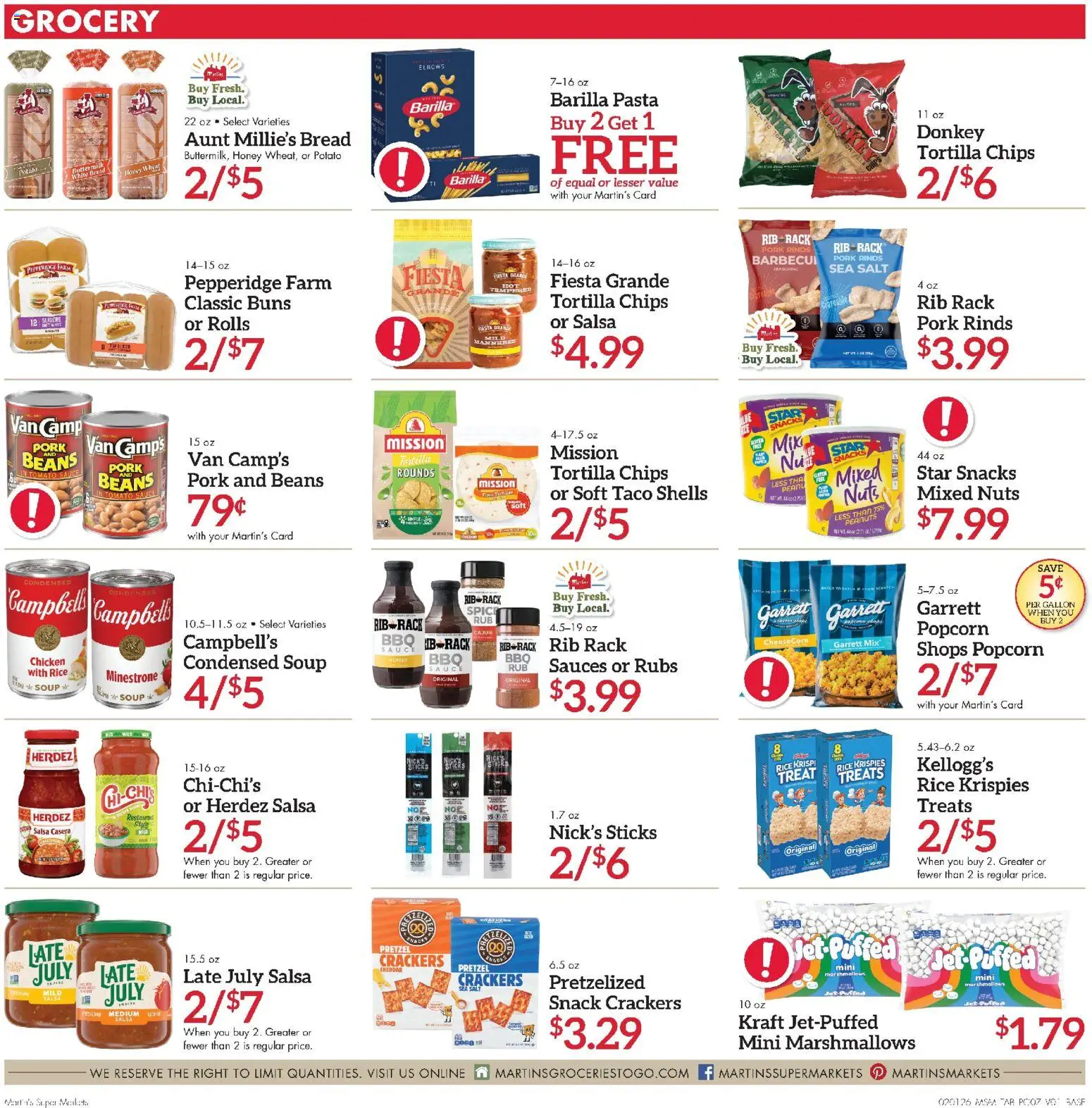Martin’s - Next Ad - IN - valid from 01.02.2026 | Page: 7 | Products: Bread, Pork, Sauce, Salt