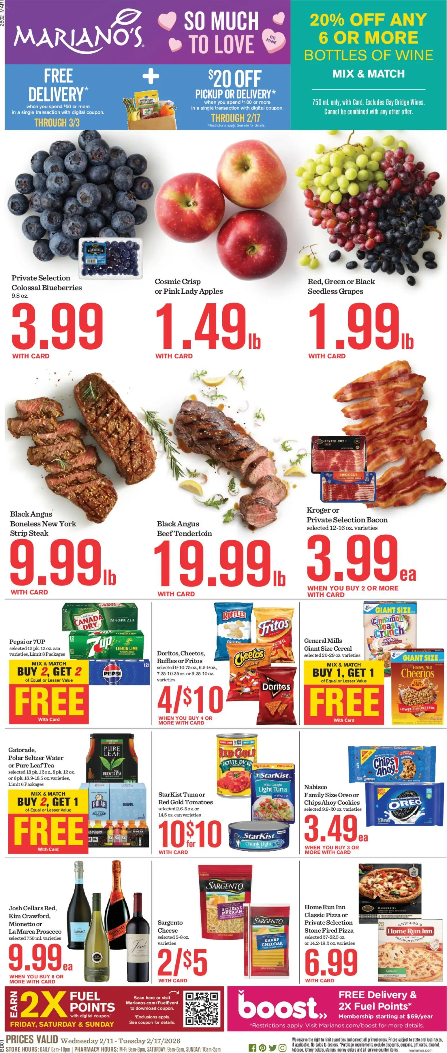 Mariano's Weekly Ad - valid from 11.02.2026 | Page: 1