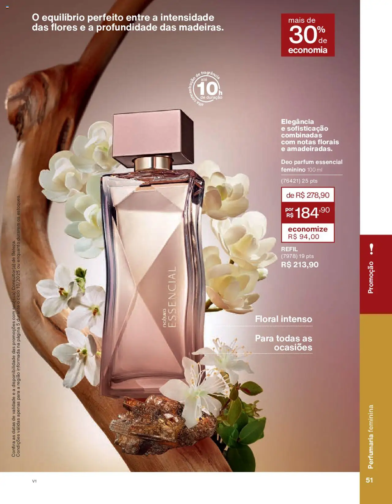 Natura Folheto - válido de 05.06.2025 | Página: 51 | Produtos: Fragrância, Flores