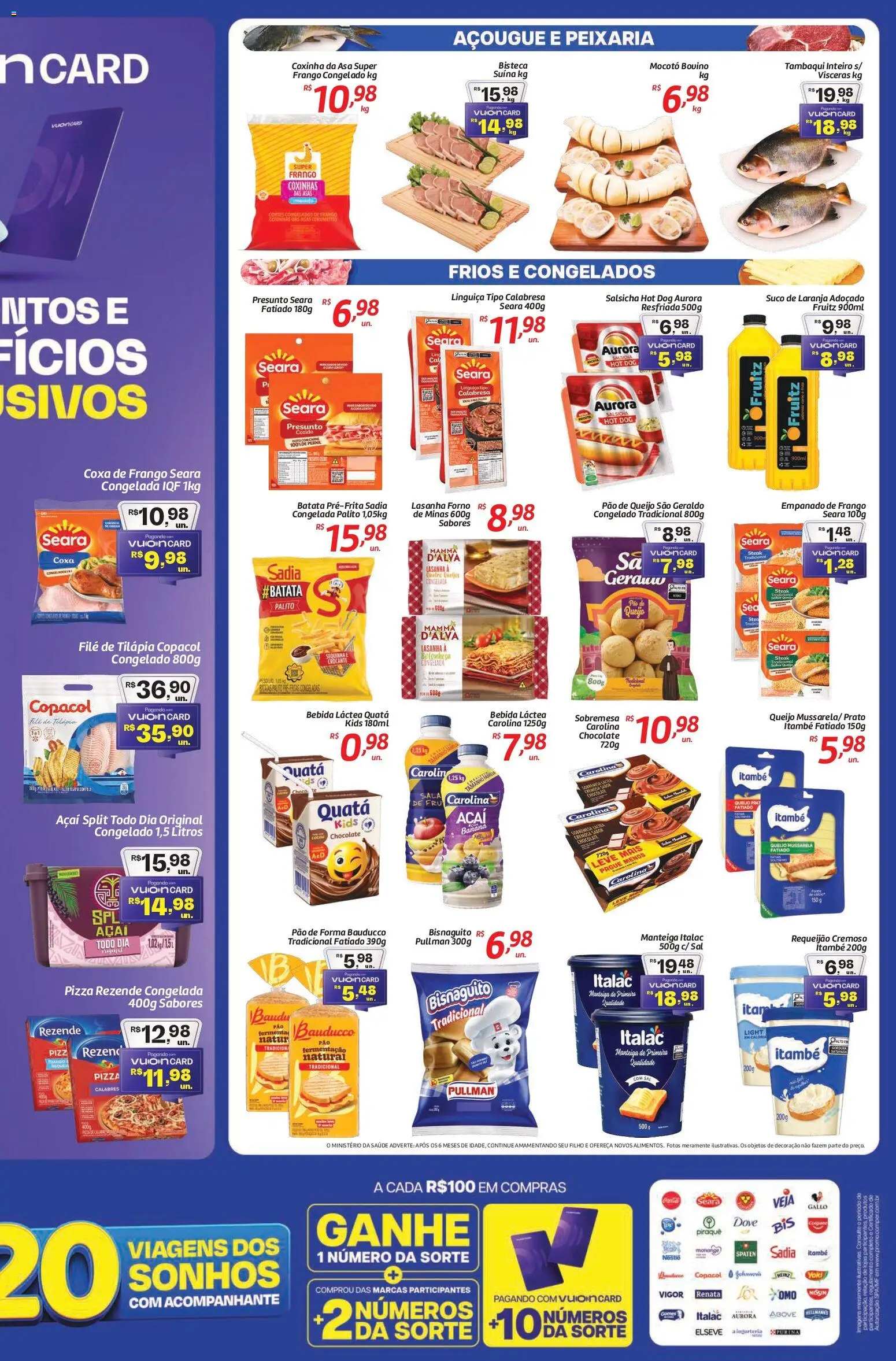 Comper Folheto - válido de 30.11.2025 | Página: 3 | Produtos: Queijo, Pão, Filé de tilápia, Mussarela