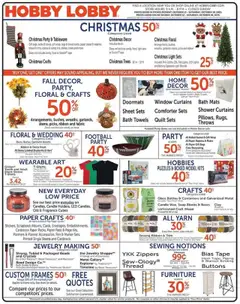 Preview of Hobby Lobby weekly ads valid from 12.10.2025