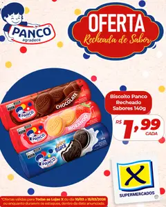 X Supermercados ofertas Biscoitos Panco - Pré-Visualização do folheto da loja X Supermercados, válido de 10.03.2026