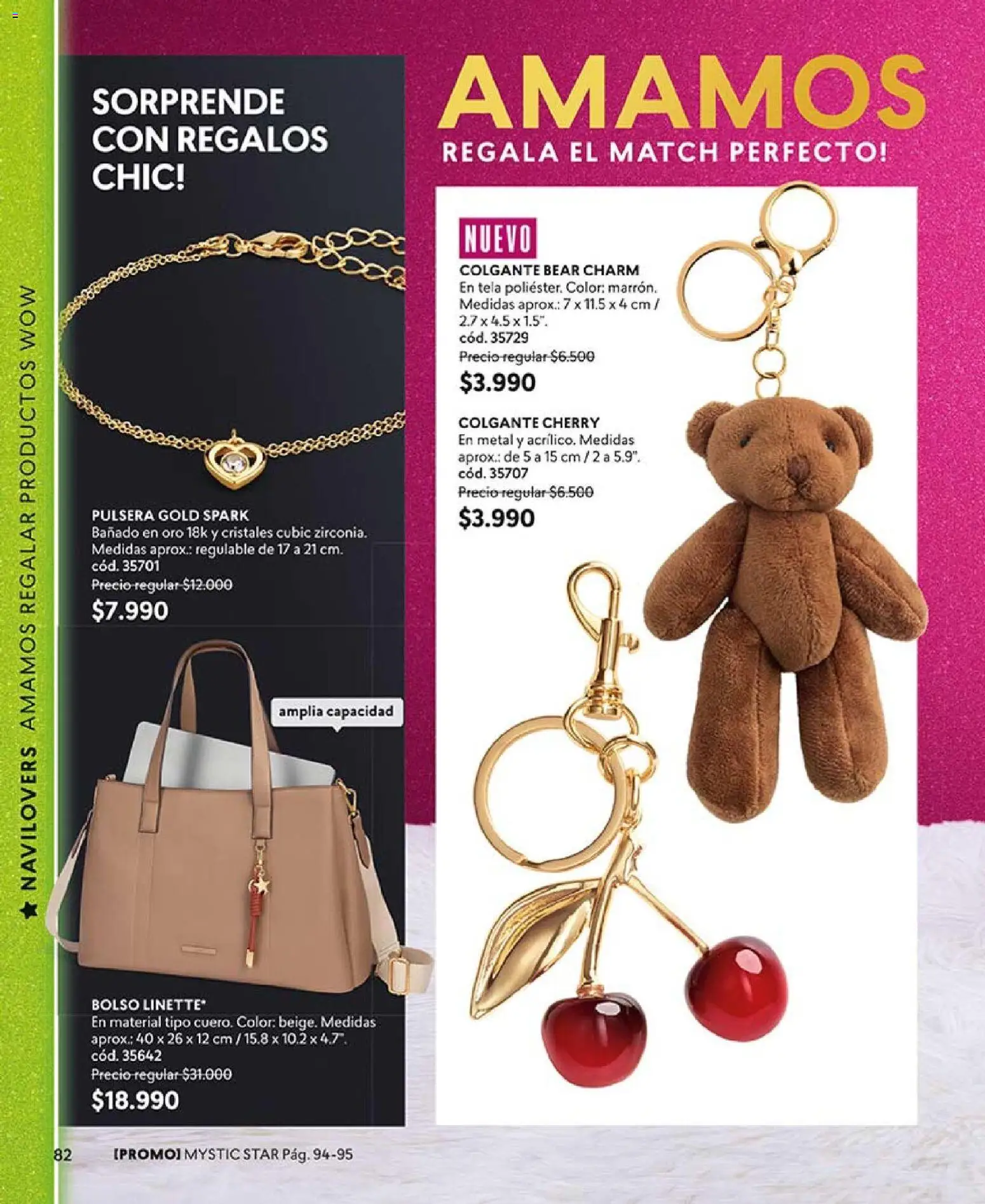 Catálogo CyZone Campaña 18 │ válido desde el 01.12.2025 | Página: 94 | Productos: Pulsera, Bolso