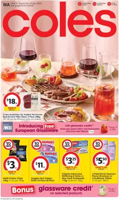 Preview of Coles Catalogue WA - valid from 17.09.2025