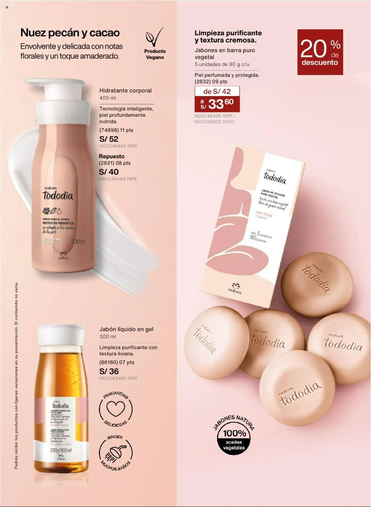 Catálogo Natura válido desde 03.09.2025 | Página: 100 | Productos: Crema para el cuerpo, Jabón, Crema