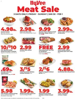 Preview of HyVee weekly ads valid from 30.01.2026
