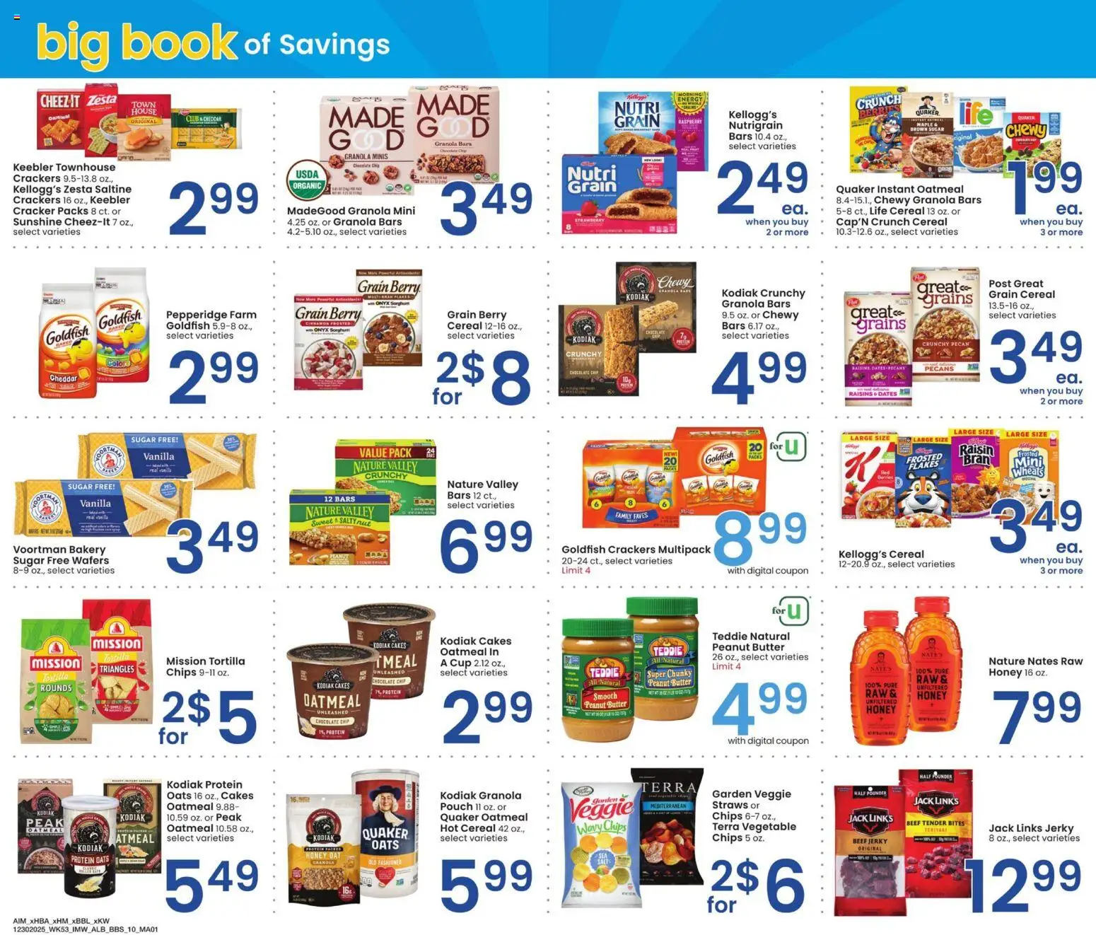 Albertsons Big Book of Savings - valid from 30.12.2025 | Page: 9 | Products: Berries, Chocolate, Raisins, Raspberry