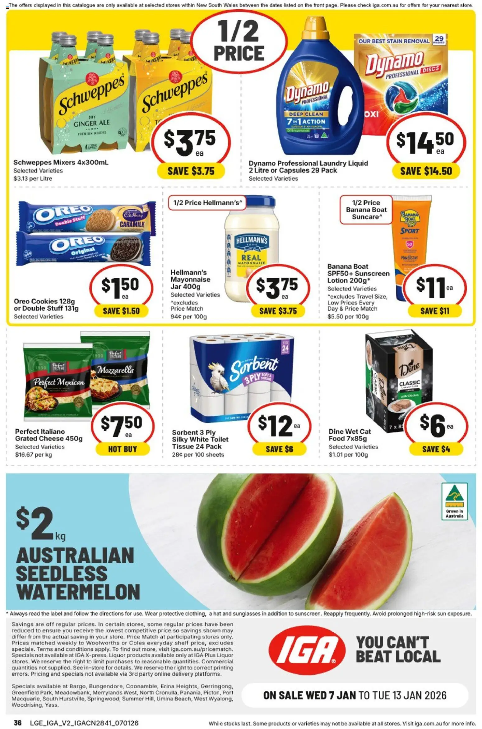 IGA catalogue - valid from 07.01.2026 | Page: 39 | Products: Toilet, Sunscreen, Mayonnaise, Hat