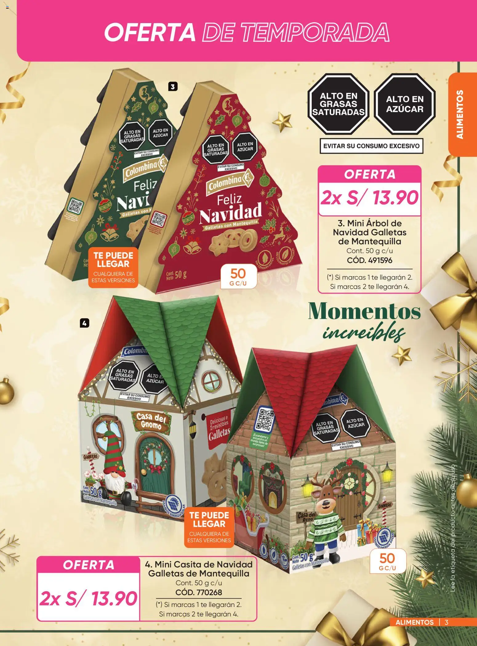 Catálogo Azzorti válido desde 03.11.2025 | Página: 3 | Productos: Mantequilla, Té, Galletas